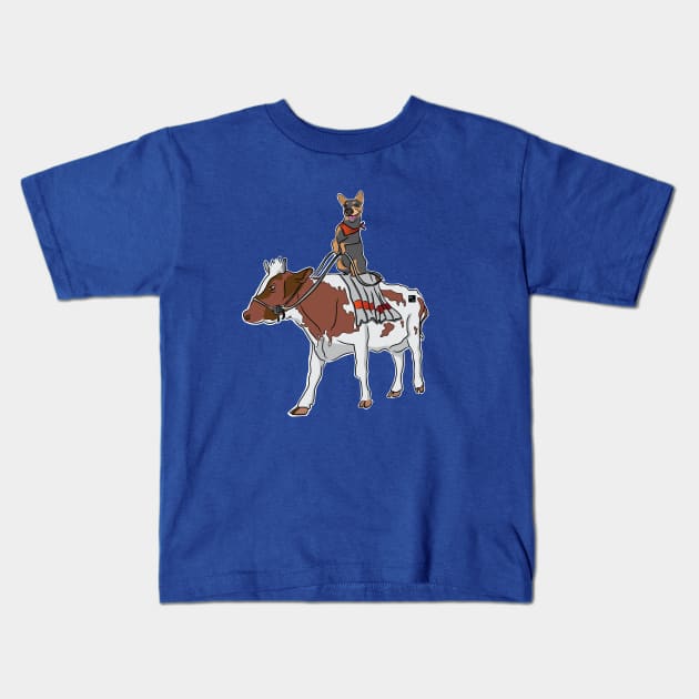 Country Cattle Dog Kids T-Shirt by AltTabStudio